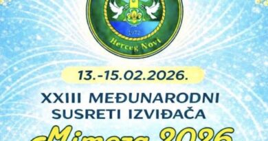 XXIII međunarodni susreti izviđača  “Mimoza 2026” Herceg Novi