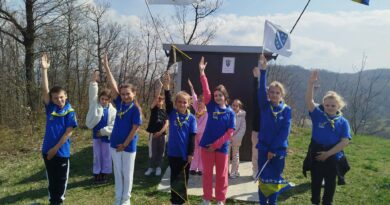 Naši izviđači iz Šija-kota Omića brijeg